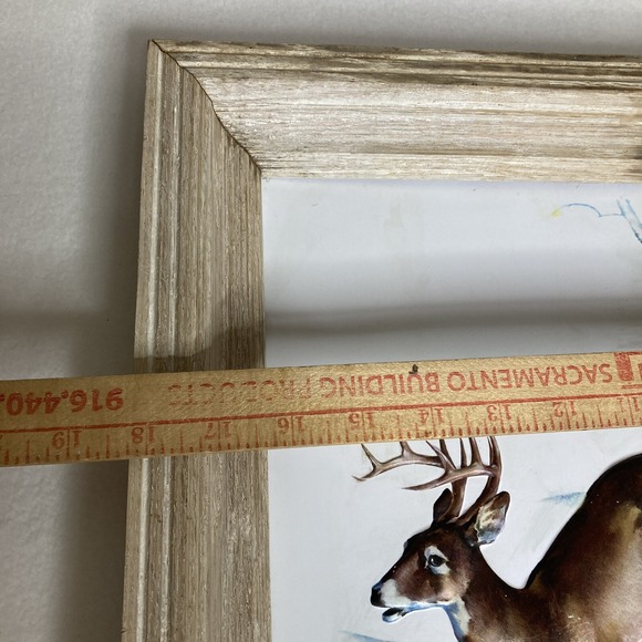 2 Fred Sweney Embossed Plastic Picture Prints Ducks and White Tailed Deers - Picture 8 of 16